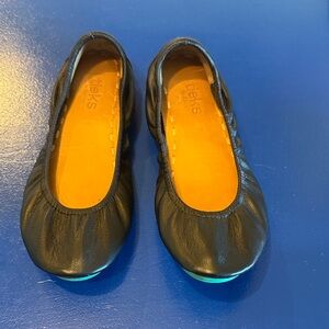Tieks by Gavrieli Ballet Flats Matte Black Size 7 Excellent Used